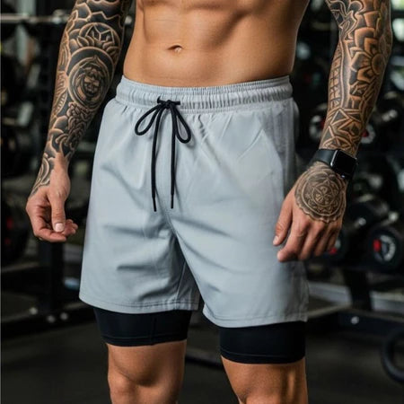 Compre 1 e Leve 2 – Shorts 2 em 1 – Performance, Estilo e Conforto!