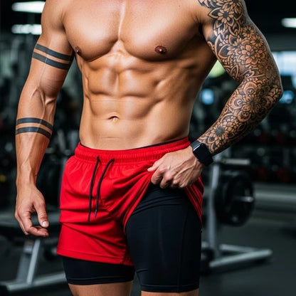 Compre 1 e Leve 2 – Shorts 2 em 1 – Performance, Estilo e Conforto!