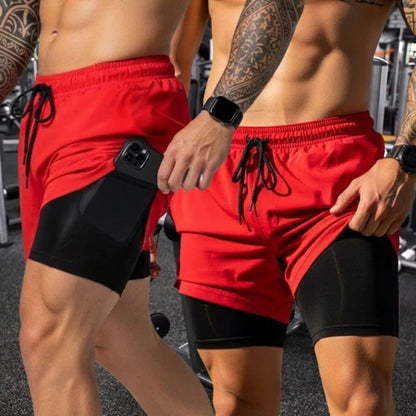 Compre 1 e Leve 2 – Shorts 2 em 1 – Performance, Estilo e Conforto!