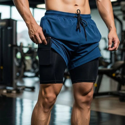 Compre 1 e Leve 2 – Shorts 2 em 1 – Performance, Estilo e Conforto!