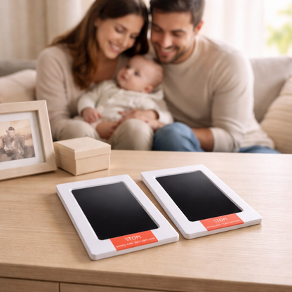 Marca de Amor - Carimbo do Pezinho do Bebê (sem sujeira) Compre 1, leve 2