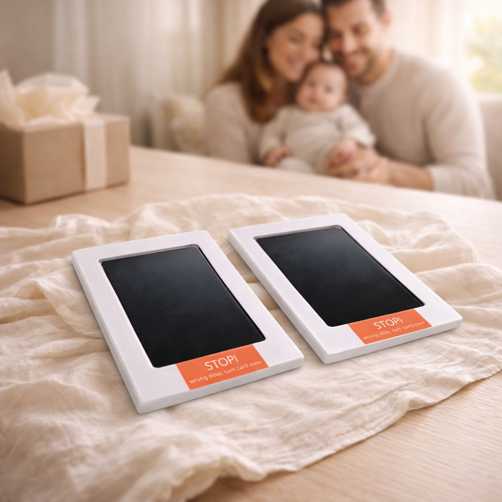 Marca de Amor - Carimbo do Pezinho do Bebê (sem sujeira) Compre 1, leve 2