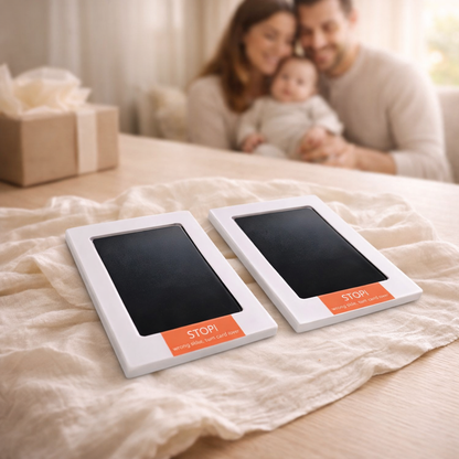 Marca de Amor - Carimbo do Pezinho do Bebê (sem sujeira) Compre 1, leve 2